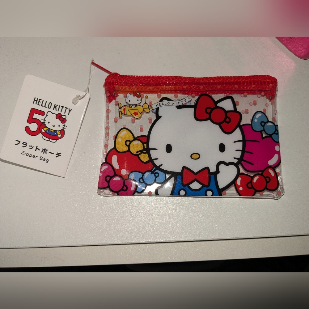 Hello Kitty Red Zipper Bag